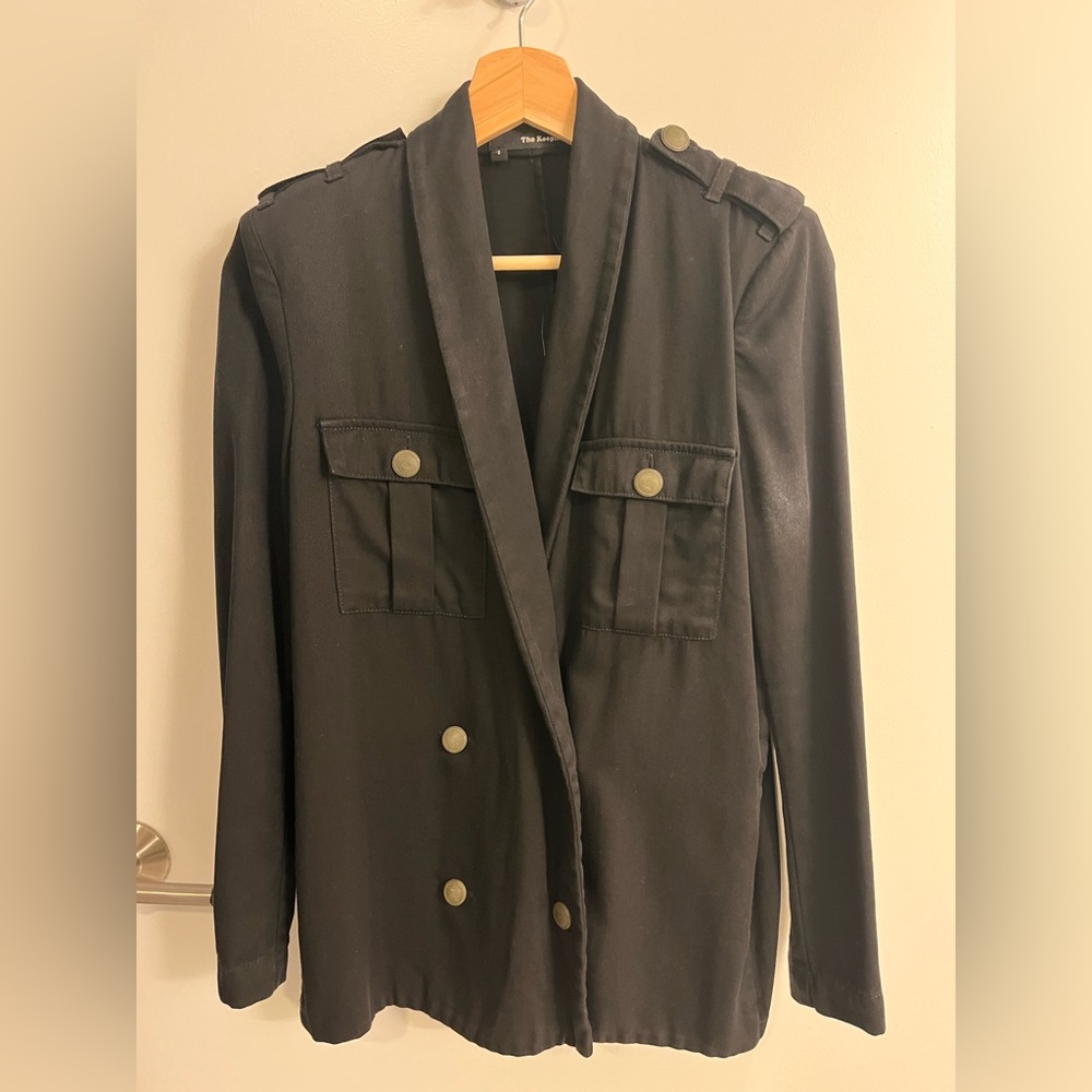 The Kooples black double breasted blazer